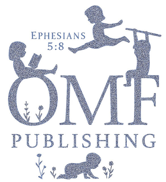 OMG Publishing Logo OMF Publishing Logo featuring children and Ephesians 5:8